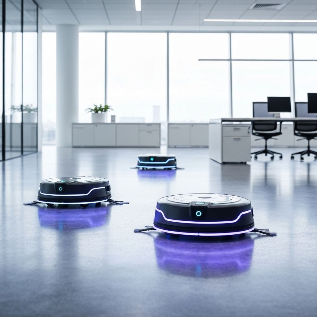 Le futur du nettoyage professionnel : robots, drones et IA, mythes ou réalités ?