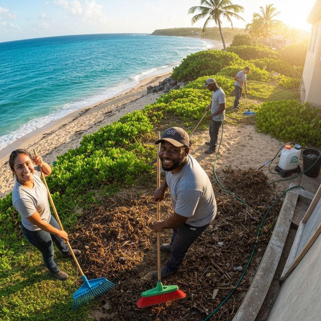Nettoyage estival sur la Côte d'Azur : Gestion du sel, du sable et de l'humidité